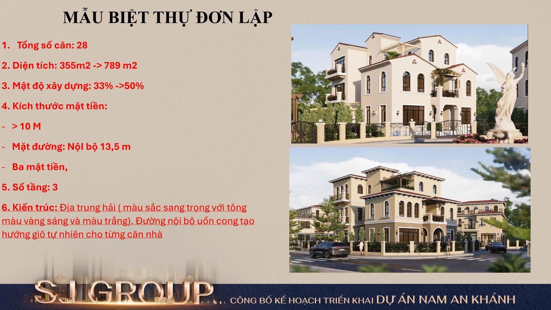 Biệt thự đơn lập
