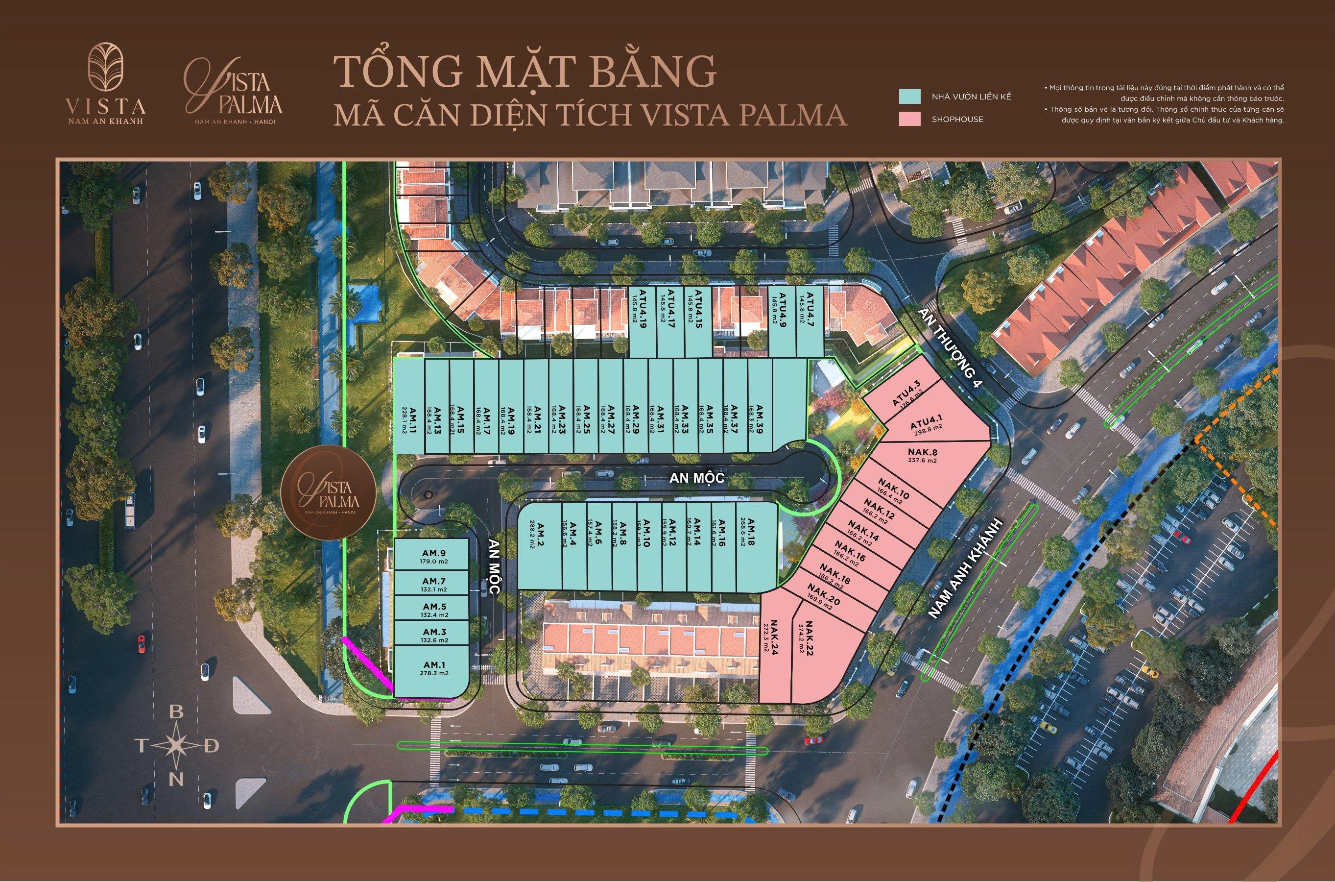 Tổng mặt bằng Vista Palma